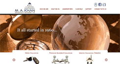 Desktop Screenshot of makhaninsurance.com